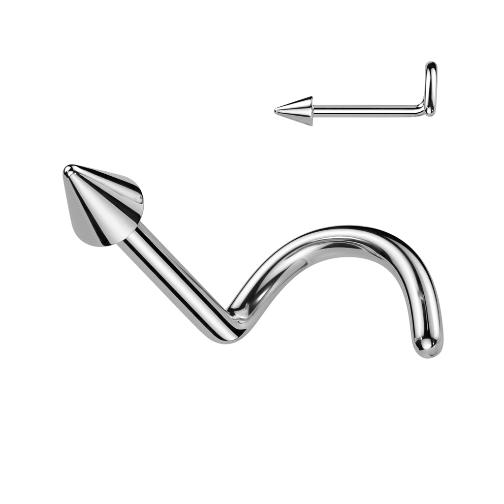 20G Titanium Spike Nose Screw