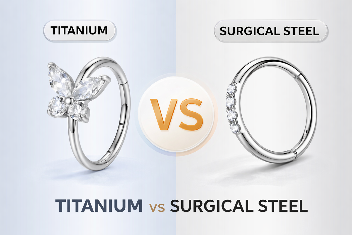 Hypoallergenic Body Jewelry For Sensitive Skin Vs. Surgical Steel