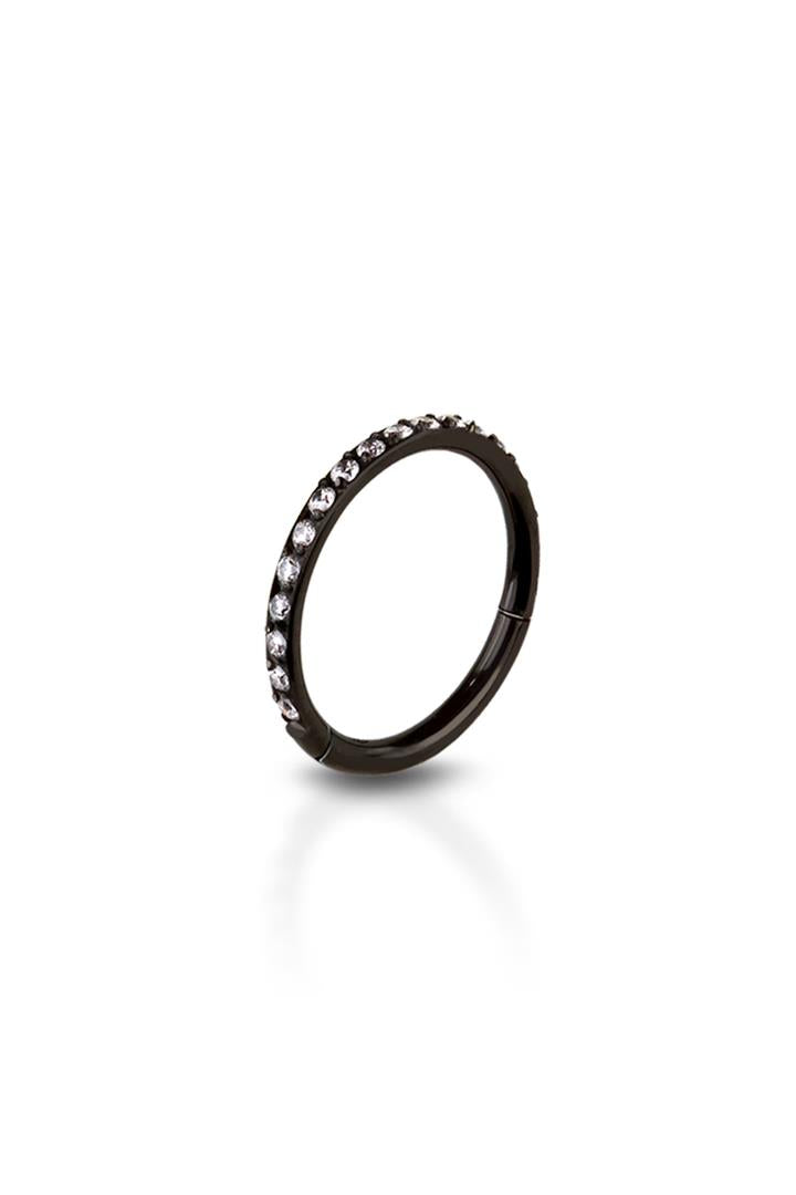 12MM Surgical Steel Hinged Segment Hoop For Conch Piercings
