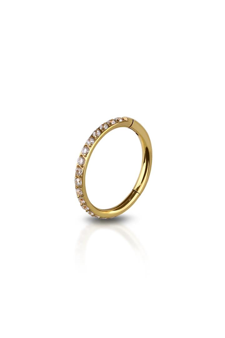 12MM Surgical Steel Hinged Segment Hoop For Conch Piercings