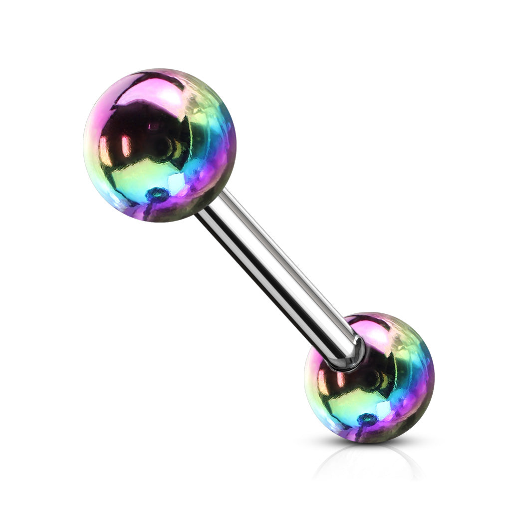 14G Metallic Surgical Steel Tongue (16MM) Barbells