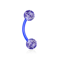 Ultra Glitter Acrylic Balls Flexible Eyebrow Curve