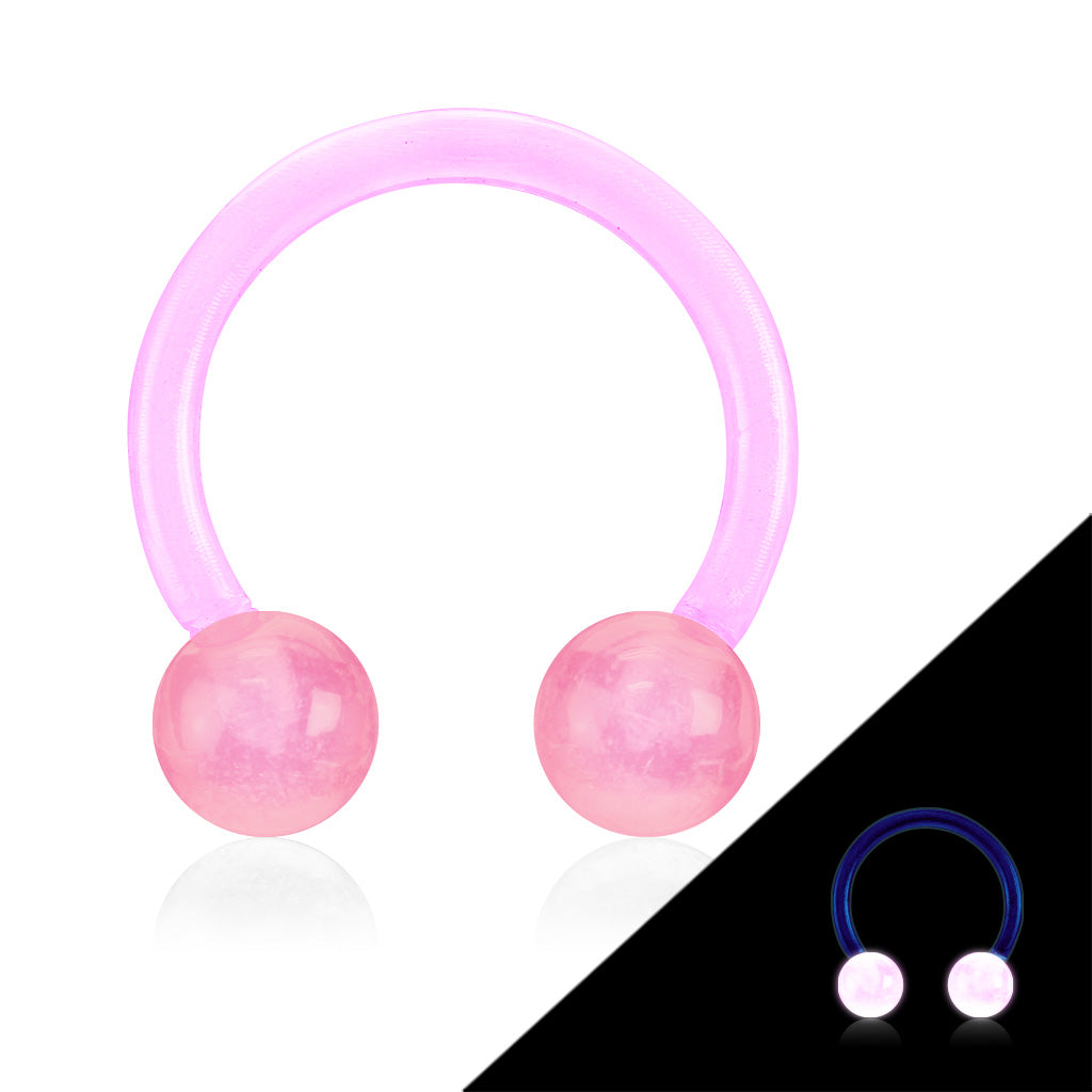 Flexible Horseshoe w/ Glow in the Dark Balls