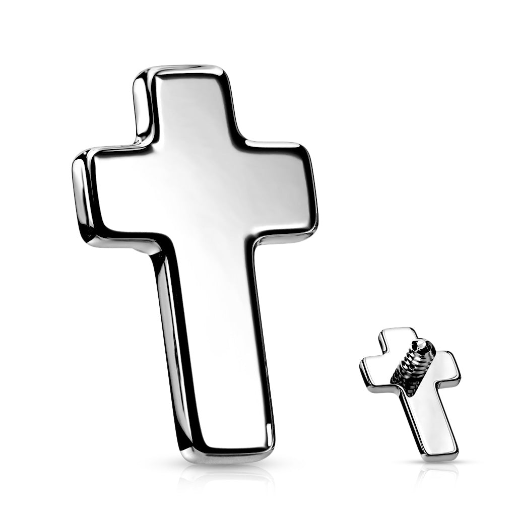 Implant Grade Titanium Internally Threaded Flat Cross Top