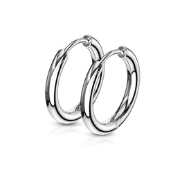 Pair of 20G Stainless Steel Hoop Earrings