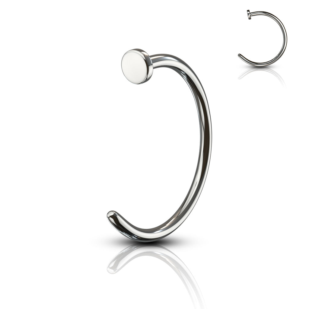 20G Titanium Nose Hoop Ring (8mm & 10mm)